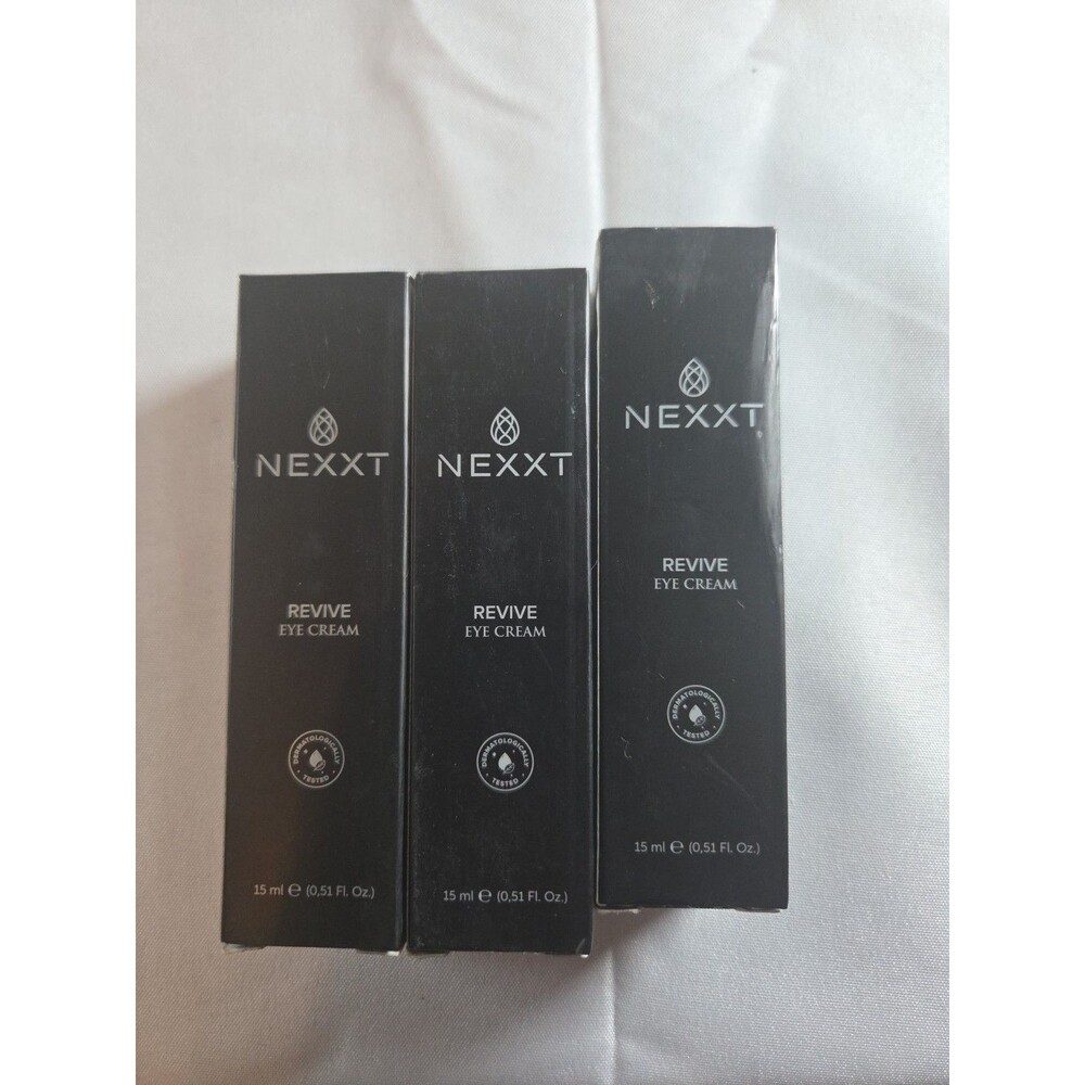 3 Pack NEXXT Beauty Revive Eye Cream For Puffiness, Wrinkles, Dark Spots .51 Oz